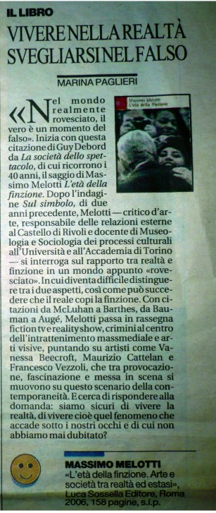 Recensione Vivere nella realtà svegliarsi nel falso